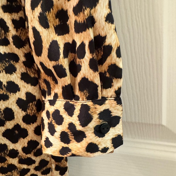 Zara Leopard Oversized Blouse - Picture 7 of 9